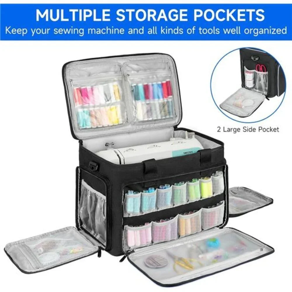Sewing Machine Case with Removable Padding,Sewing Machine Carrying Bag Fit for